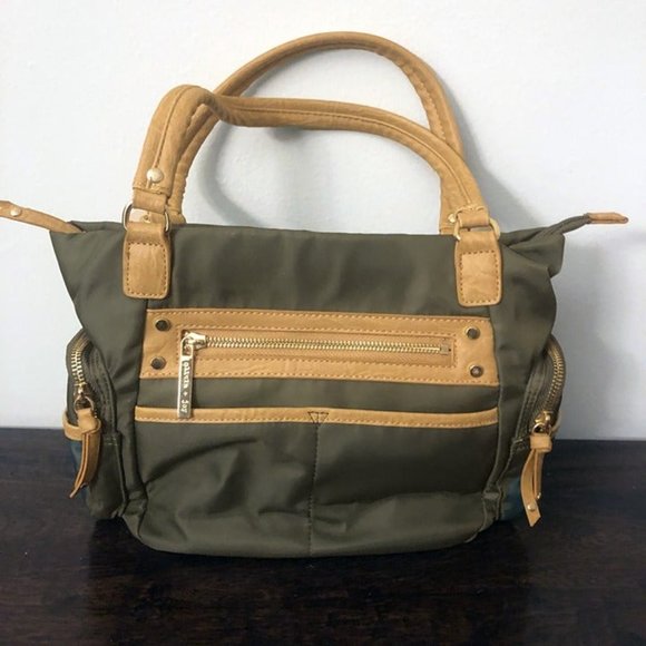 Olivia + Joy Handbags - Olivia and Joy Zip Zoom Tote Bag Olive Green